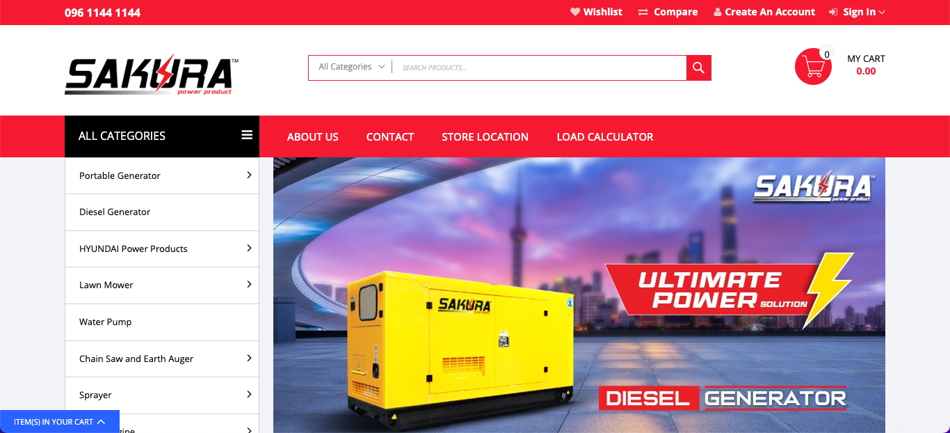 Sakura Power Limited Website